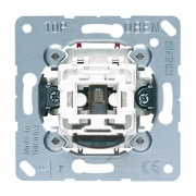 Переключатель 1-клавишный с подсветкой 10а Jung механизм