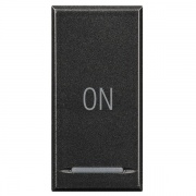 Axolute Клавиши с символами для системы автоматизации для 1 функции - 1 модуль, ON, цвет антрацит