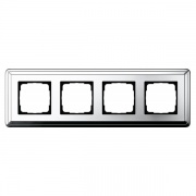 Рамка 4-ая Gira ClassiX Хром/Хром