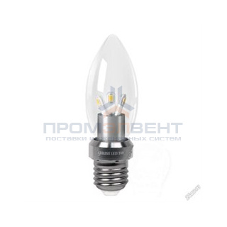 Лампа Gauss LED Candle Crystal clear 3W E27 4100K 1/10/100