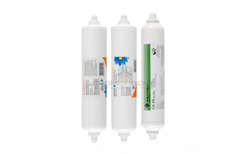 Комплект сменных картриджей Atoll №206m STD (для системы обратного осмоса A-450 STD Compact)
