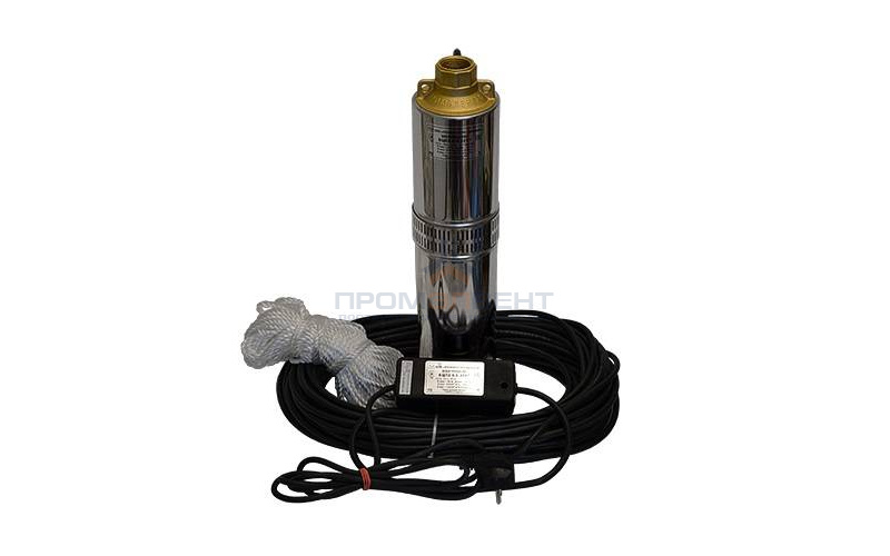 Насос скважинный Водолей БЦПЭ 1,2-80 У (2,82 кВт, Qmax 4,3 м³/ч, Hmax 105 м, кабель 80 м)