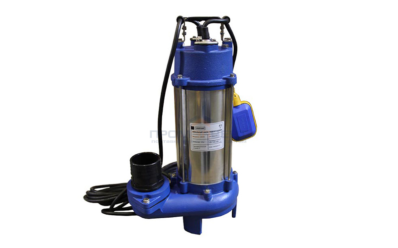 Насос фекальный UNIPUMP FEKACUT V1800DF - 1,8 кВт (однофазный, Hmax 10 м, Qmax 400 л/мин, кабель 6м)