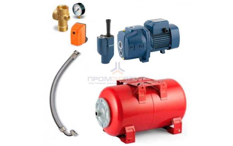 Насосная станция Pedrollo HYDROFRESH JDWm 2/30-24 CL - 1,10кВт (Qmax 28 л/мин, 1x230В, с/х)