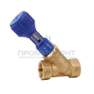 Клапан балансировочный ручной Cimberio 727OT - 1/2" (ВР/ВР, PN20, Tmax 120°C, без отводов)