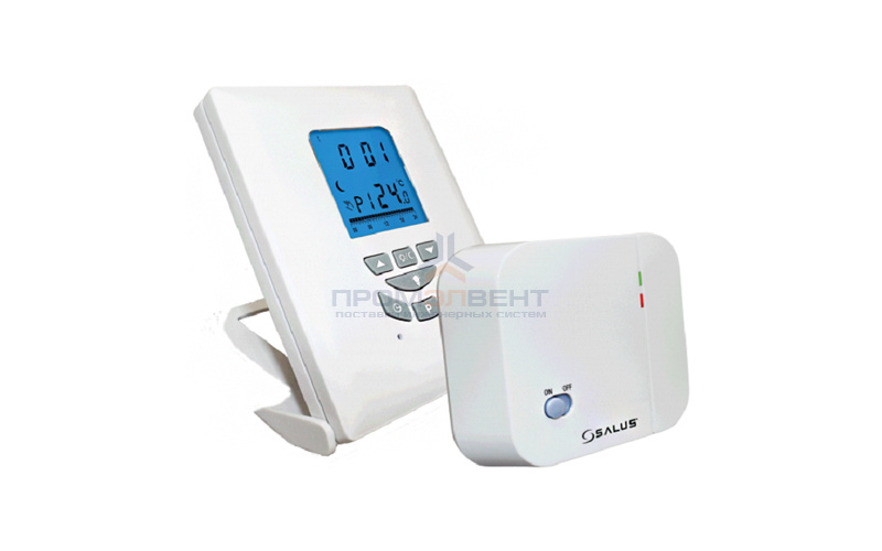 Термостат беспроводной SALUS Controls STANDARD - T105RF (регулировка 7-30°C, 230В)