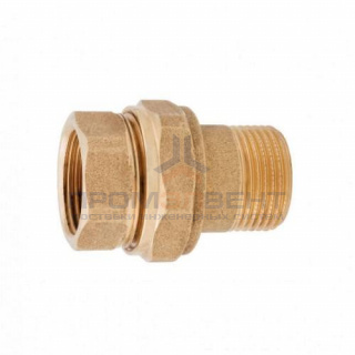 Сгон прямой ITAP 161G - 1"1/4 (ВР/НР, латунь без покрытия, с уплотнительным кольком)