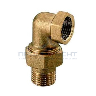 Сгон угловой с плоской прокладкой ITAP 152 - 1"1/4 (НР/ВР, Tmax 120°C, Tmin -20°C, латунный)