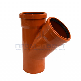 Тройник SINIKON НПВХ 315/250x45