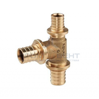 Тройник переходной REHAU PLATINUM - 25 x 16 x 20 (бронза, для труб из сшитого полиэтилена RAUTITAN)