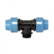 Тройник с переходом на наружную резьбу UNIDELTA 1010 - 32 x 1" (винтовой, для труб ПНД)