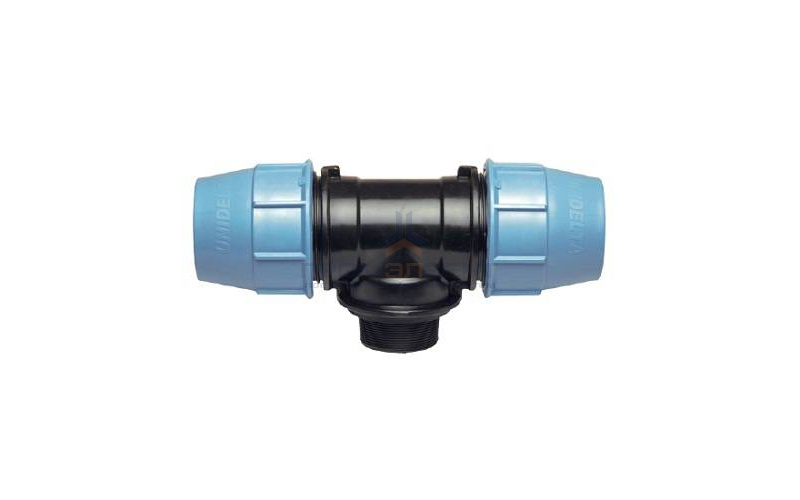 Тройник с переходом на наружную резьбу UNIDELTA 1010 - 50 x 1