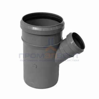 Тройник с уменьшенным отводом на 45° СИНИКОН Standart - 110 x 50 (для  внутренней канализации)