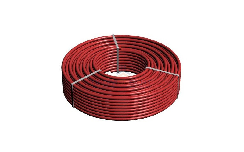 Труба из сшитого полиэтилена ELSEN ELSPIPE - 20x2.0 (PE-Xa/EVOH, PN6, 95°C, бухта 120м цвет красный)