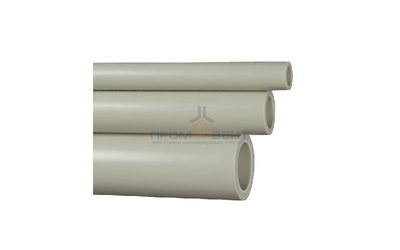 Труба полипропиленовая FV-Plast CLASSIC - 90×8,2 (PN10, штанга 4м, цвет серый)