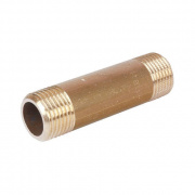 Удлинитель резьбовой STOUT - 1"1/4 длина 230 мм (НР/НР, латунь без покрытия)