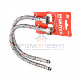 Комплект подводок под смеситель VALTEC (Штуцер/Гайка) - М10-35/M10-18 x 1/2" (длина 1200 мм, 2шт)