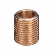 Ниппель сплошной Viega 3531 - 1"1/2 (резьбовой, бронза без покрытия)
