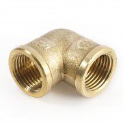 Отвод 90° латунный резьбовой равнопроходный STOUT (ВР/ВР) - 1"1/4