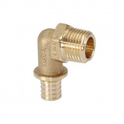 Переход на наружную резьбу угловой REHAU RX - 16 x 1/2" (бронза, для труб серии RAUTITAN)