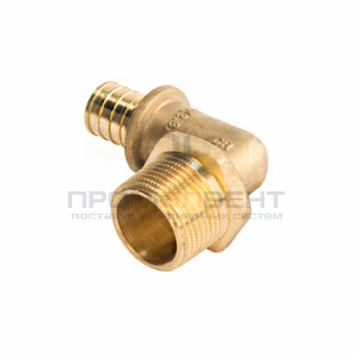 Переход на наружную резьбу угловой STOUT - 20 x 1/2" (для труб из сшитого полиэтилена)