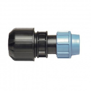 Переход на универсальное присоединение UNIDELTA 1033 - 25 x 20/27 (винтовой, для труб ПНД)