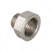 Переход с внутренней резьбы на наружную VALTEC VTr.592 - 1"1/2 х 1"1/4 (латунь никелированная)