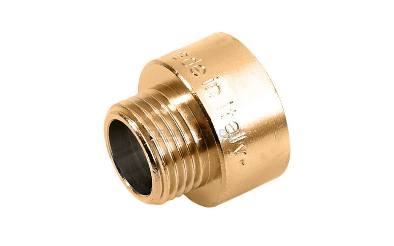 Переходник латунный с внутренней резьбой на наружную STOUT - 2