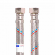 Подводка для воды гибкая Industrias Mateu GIGANTE (Гайка/Гайка) - 3/4" (длина 400 мм)