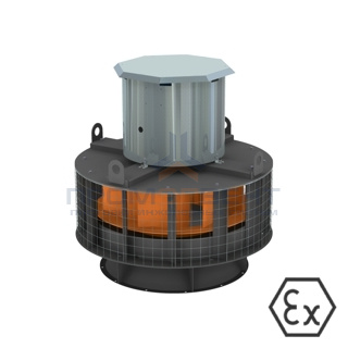 ВИК-С ВЗ — Вентилятор крышный радиальный взрывозащищенный с выбросом потока в стороны