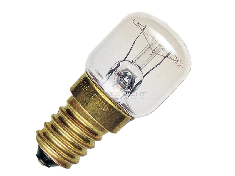 Лампа для холодильников и швейных машин Sylvania 15W FREEZER E14 d28х63 прозрачная