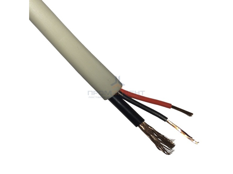 Кабель видеонаблюдения на базе РК 75-2-122 КВК-В-2x0,5М внутренний [бухта 200м]