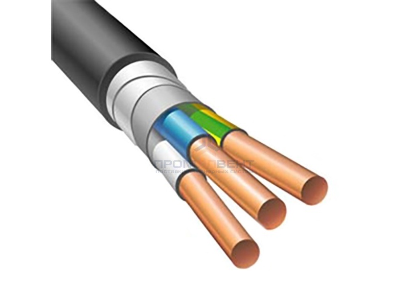 Кабель силовой бронированный ВБбШв 3х1.5 ГОСТ 31996 (Электротехмаш)