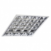 Светильник грильято TLGR414 4х14 Вт ЭПРА 588х588, зеркальный классический растровый
