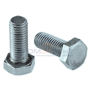 Болт М5х30 с шестигранной головкой оцинкованный DIN933