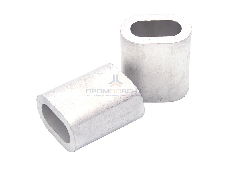 Зажим алюминиевый 8мм DIN3093 для троса