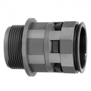 Муфта труба-коробка DN 48 мм, M50х1,5, полиамид, цвет чёрный DKC