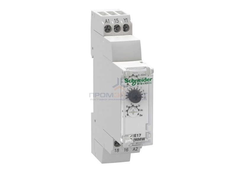 Реле времени Schneider Electric Zelio Time 0.1сек...10 час - 12..240 V AC/DC - 1 OC  8А
