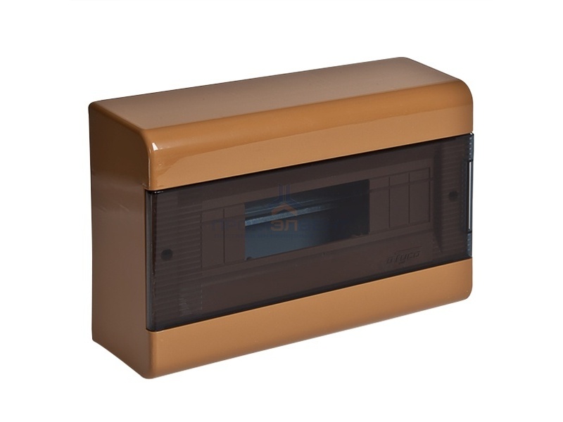 Щит распределительный навесной Тyco на 12 модулей коричневый 280х190х93мм