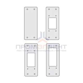 Заглушки для пром. панелей, переходник 24/6, 1 упаковка - 4шт.