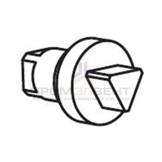 Пластиковый ключ/ручка треугольного профиля 7мм