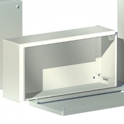 Сварной металлический корпус CDE, 600х300х120 мм, с фланцами, IP55