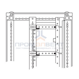Объединительные панели для секций шкафов DAE/CQE, 800мм, 1 упаковка - 5шт.