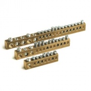 Клеммная колодка 18мод. (отв. 5х5,4мм+14х4,5мм)