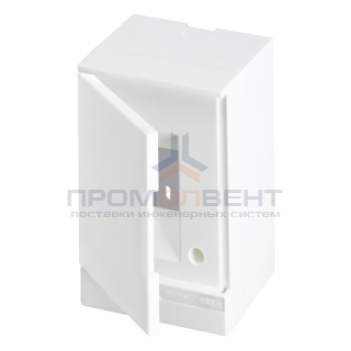 ABB Basic E Бокс настенный 2М белая непрозрачная дверь (без клемм)