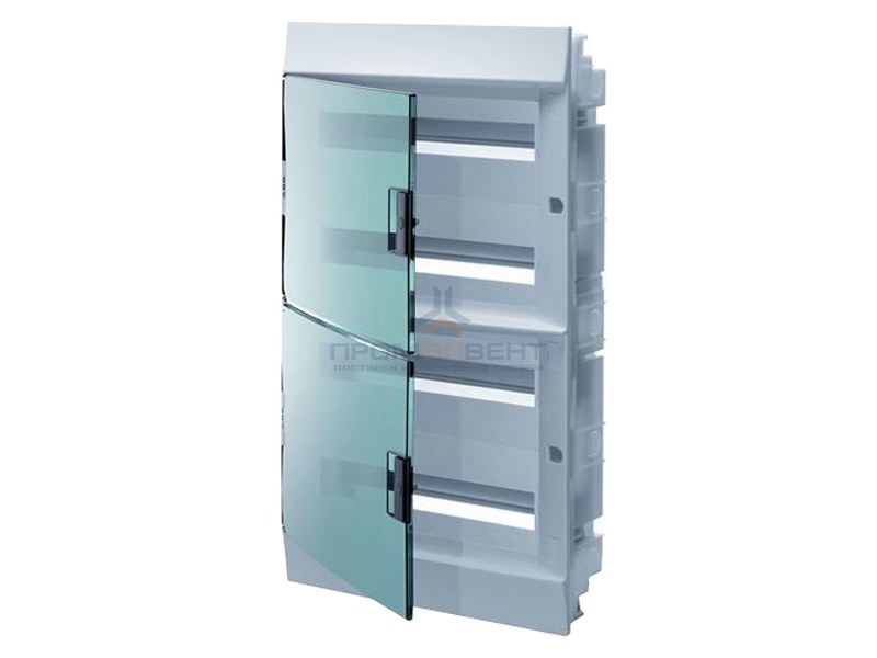 Бокс в нишу ABB Mistral41 72М зеленая дверь без клеммного блока