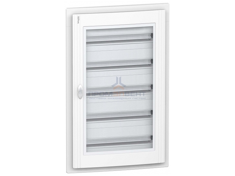 Щит встраиваемый Schneider Electric Pragma (5х24) 120 модулей с прозрачной дверью с клемниками N+PE