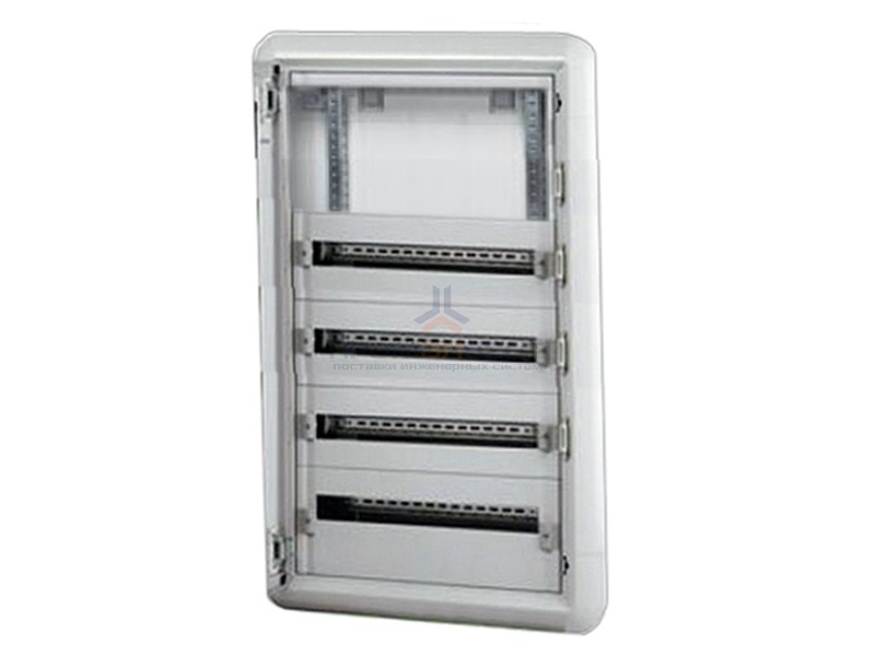 Шкаф металлический Legrand XL3 160 в нишу на 96 (4х24) модулей + место под счетчик с шиной без двери